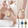 Gold Tonneau Quartz Watch