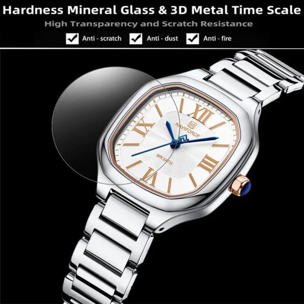 Square Roman Numeral Quartz Watch