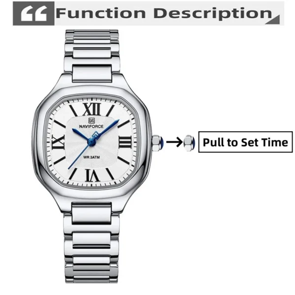 Square Roman Numeral Quartz Watch