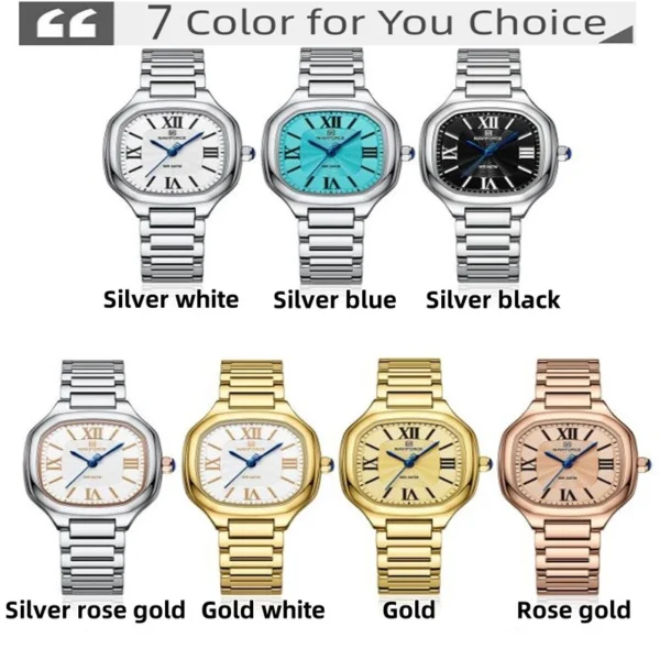 Square Roman Numeral Quartz Watch