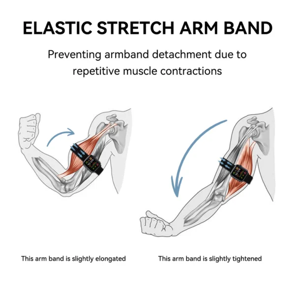 Adjustable Sports Armband for Smartwatch Fitness Tracker